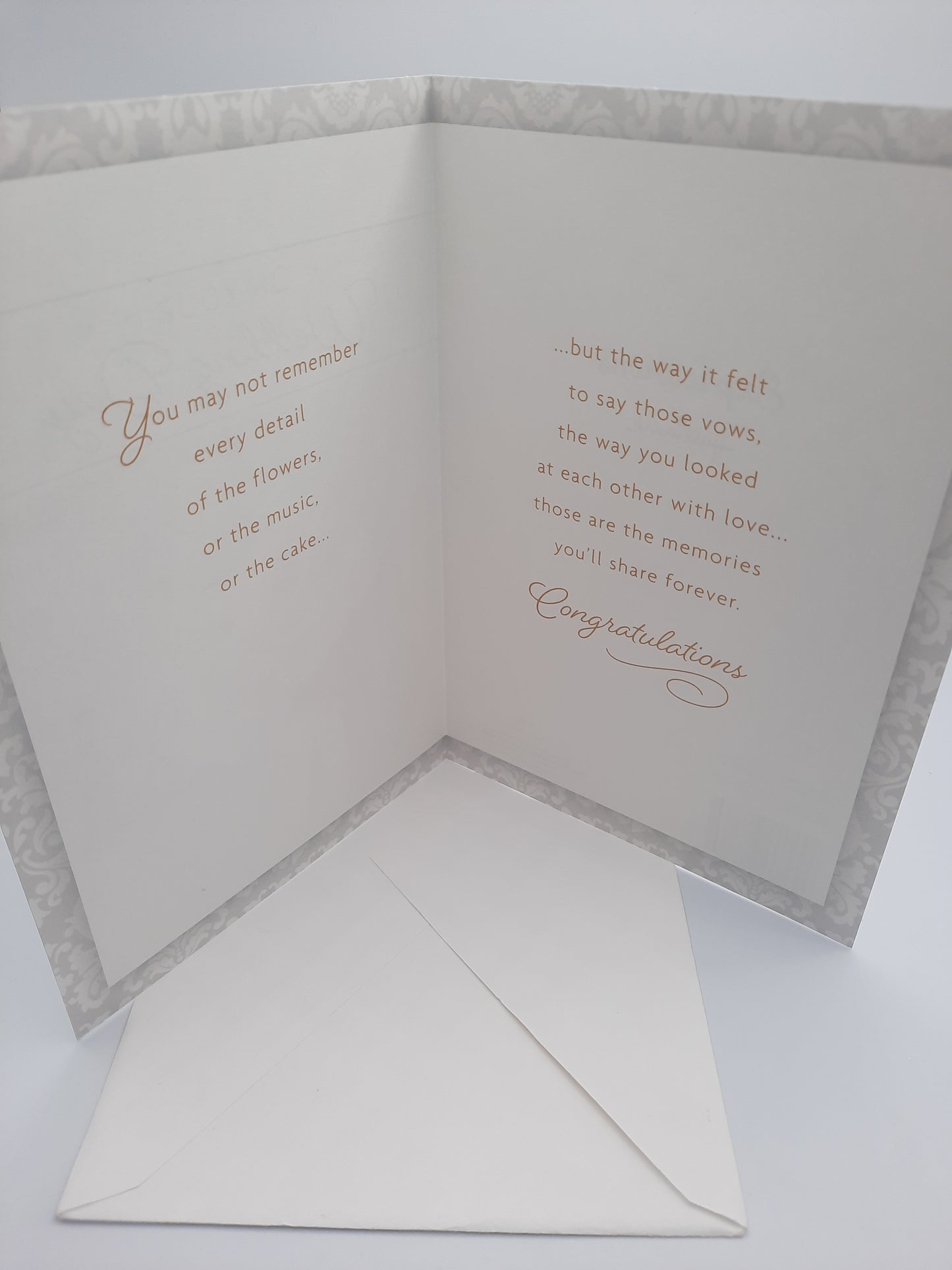 Greeting card For Congratulations on your Wedding Day