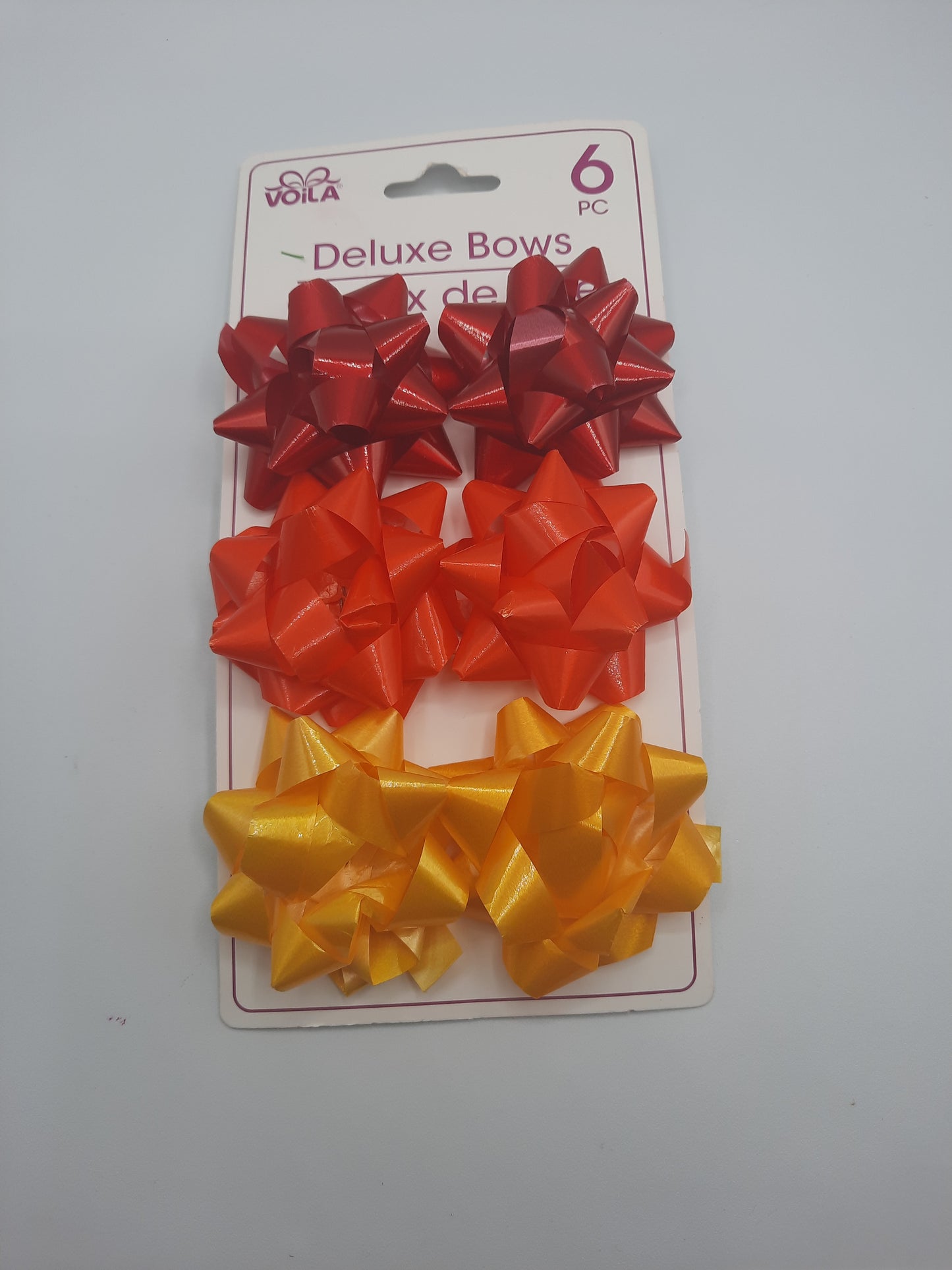 Bow for decorating gift boxes and other items Big size Bows multicolor 6 bows pack