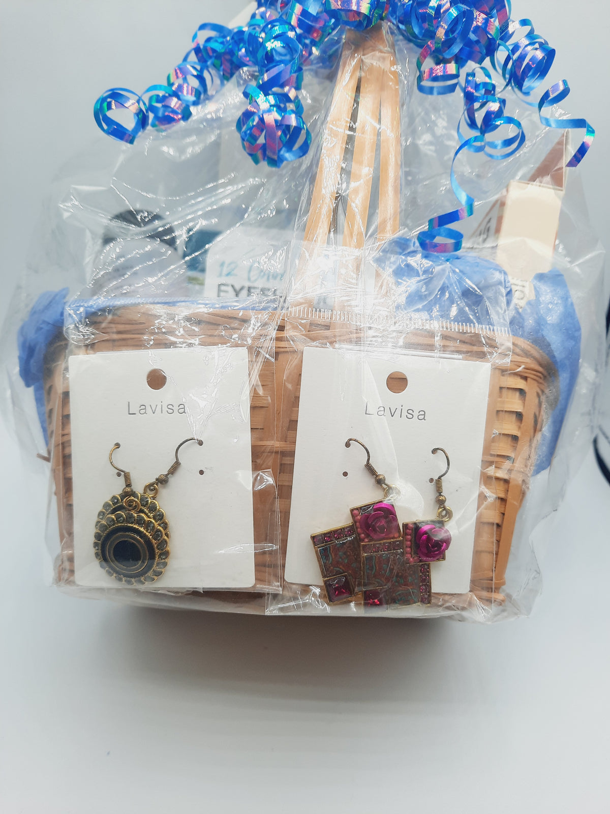 Gift basket with all makeup essentials for a girl to pamper with essential products