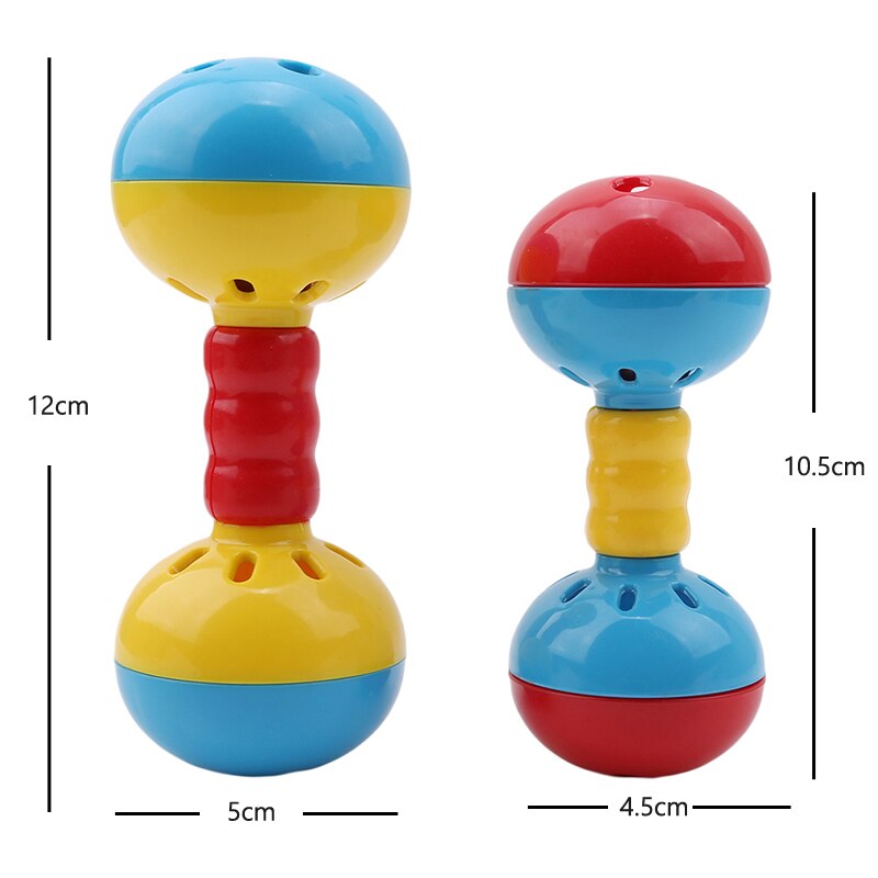 New Plastic Hand Bell Baby Rattle Mobiles Educational Toys Baby Newborn Toy Rattle Baby-bed Mobile Bed Bell Develop Intelligence