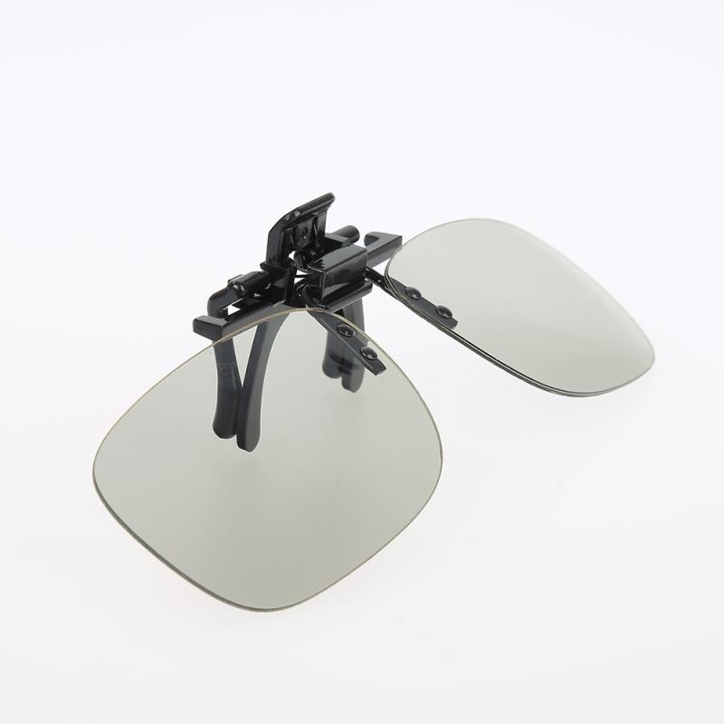 Clip On type Passive Circular 3D Glasses Clip for LG 3D TV Cinema Film 3D Glasses Hanging Frame Myopia Glasses Stereo Clip - NATASHAHS