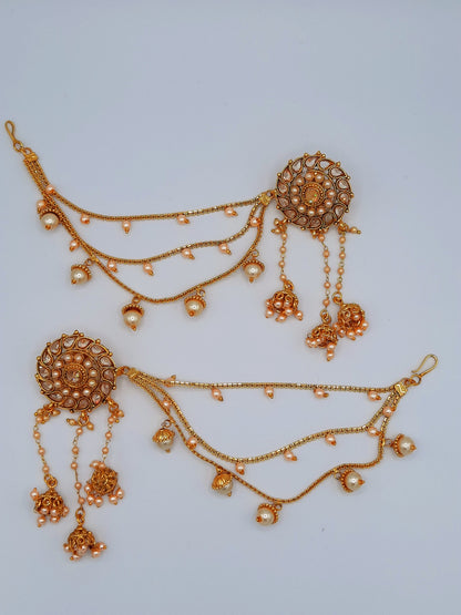 Devdas filmi style indian style earrings - NATASHAHS