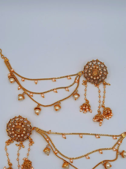 Devdas filmi style indian style earrings - NATASHAHS