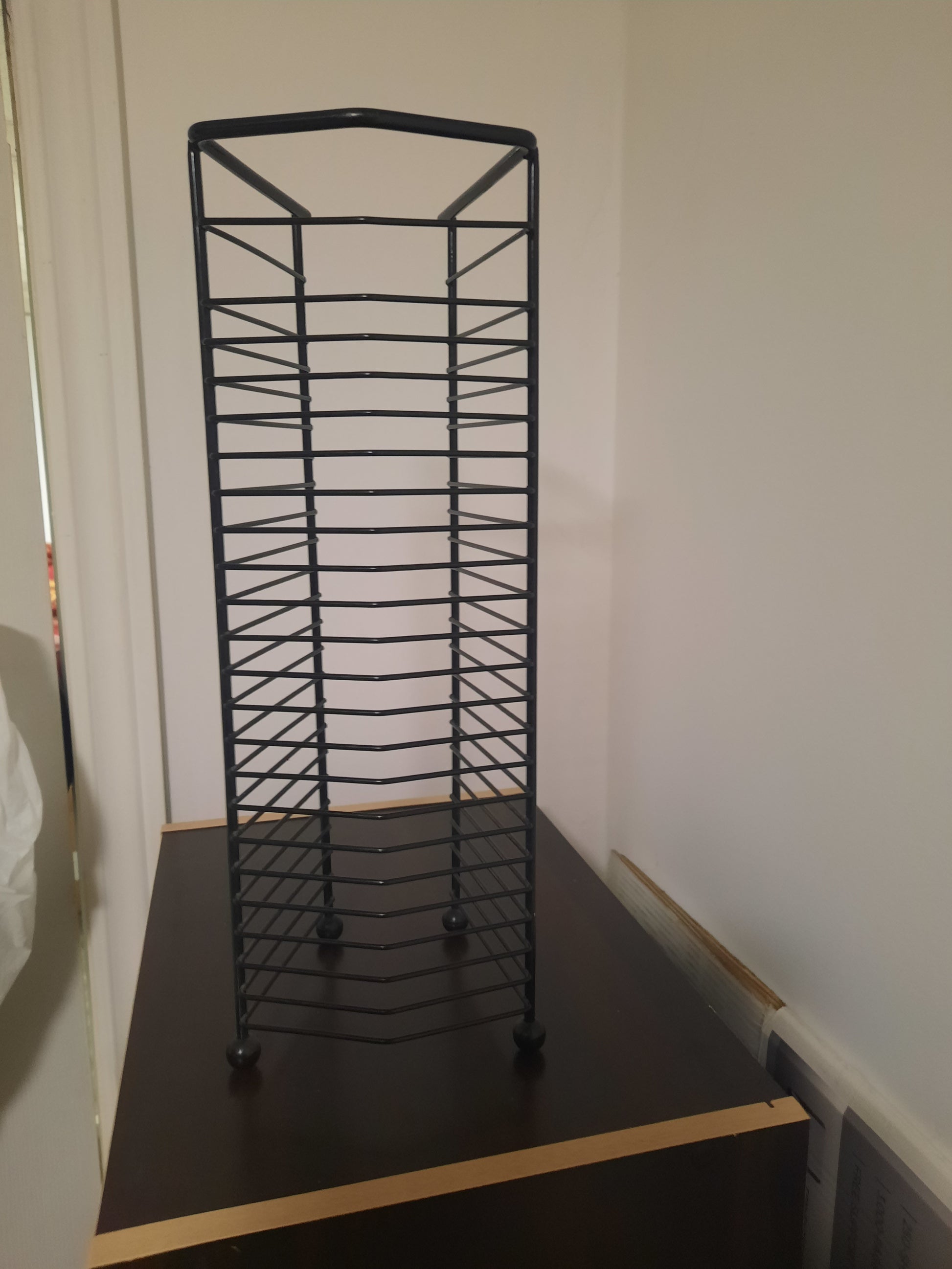 Black Wire CD Rack - NATASHAHS
