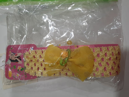 أربطة شعر للأطفال مصنوعة يدويًا من خيوط كوروسيا