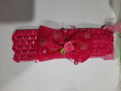 أربطة شعر للأطفال مصنوعة يدويًا من خيوط كوروسيا