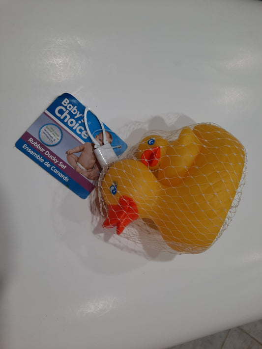 Baby bathign toy Rubber ducky set