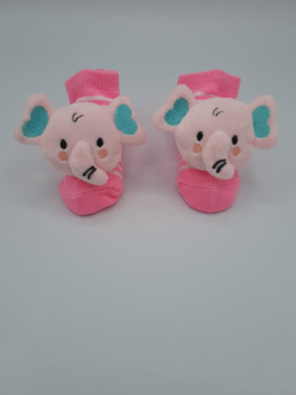 جوارب أطفال حديثي الولادة من القطيفة غير قابلة للانزلاق مصنوعة من القطن على شكل دمية كرتونية جوارب أطفال عصرية للأطفال الصغار من البنات والأولاد أحذية ناعمة لطيفة ملابس أطفال