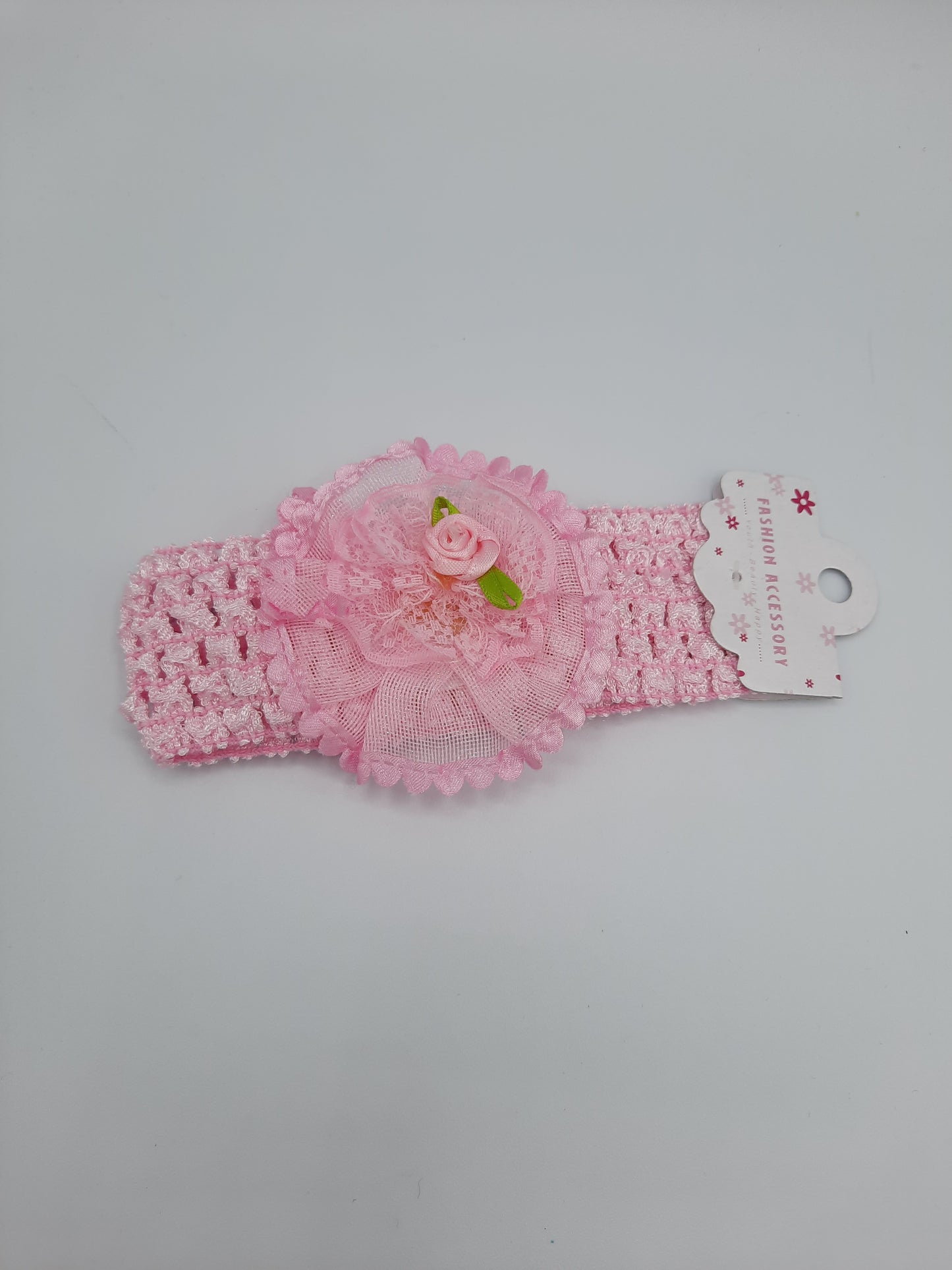 Light Pink Baby Headband and Baby socks gift set