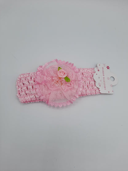 Light Pink Baby Headband and Baby socks gift set