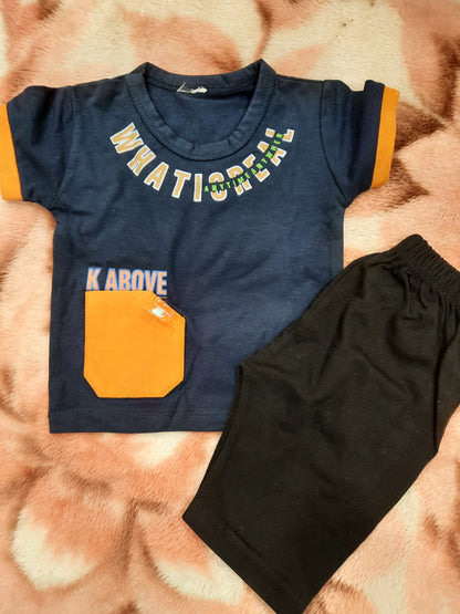 Baby suit with matching socks set for new born