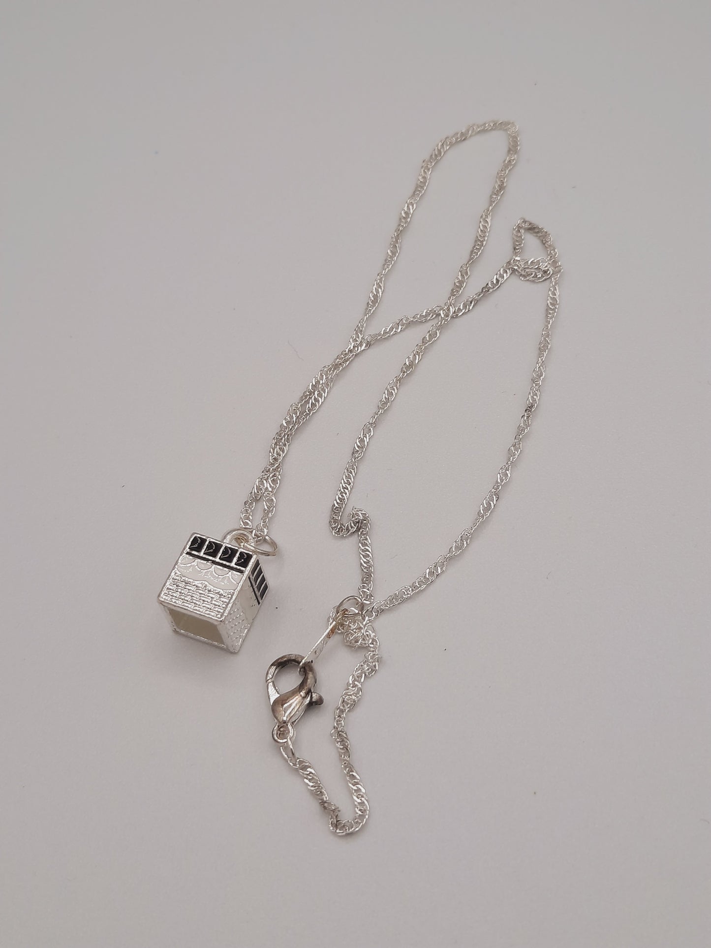 Islam muslim kaaba in mecca pendant muslim silver-plated kaaba pendant with chain