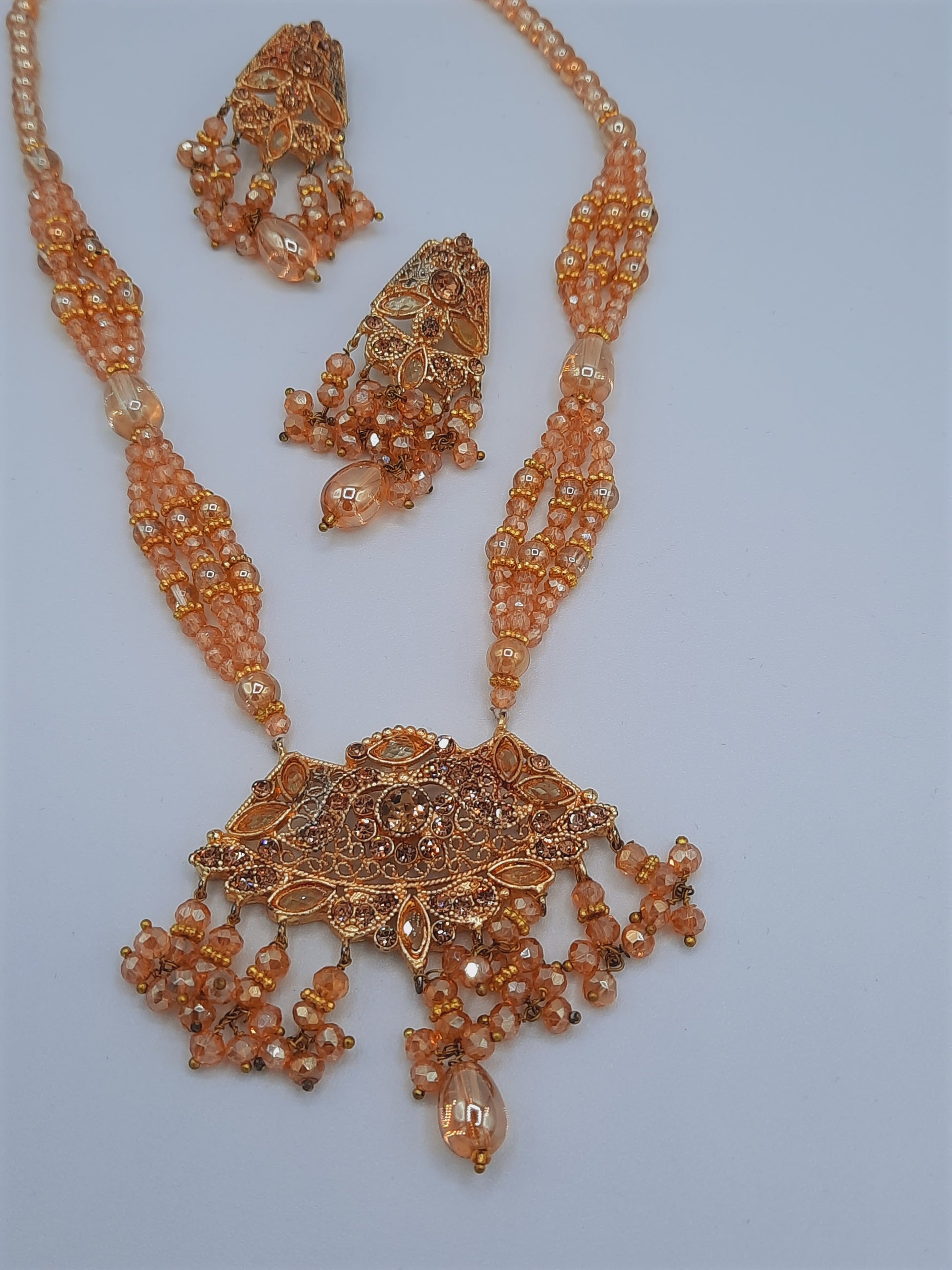 24k gold-plated imitation gold set with red and green combination looks like real gold ideal for gift - NATASHAHS