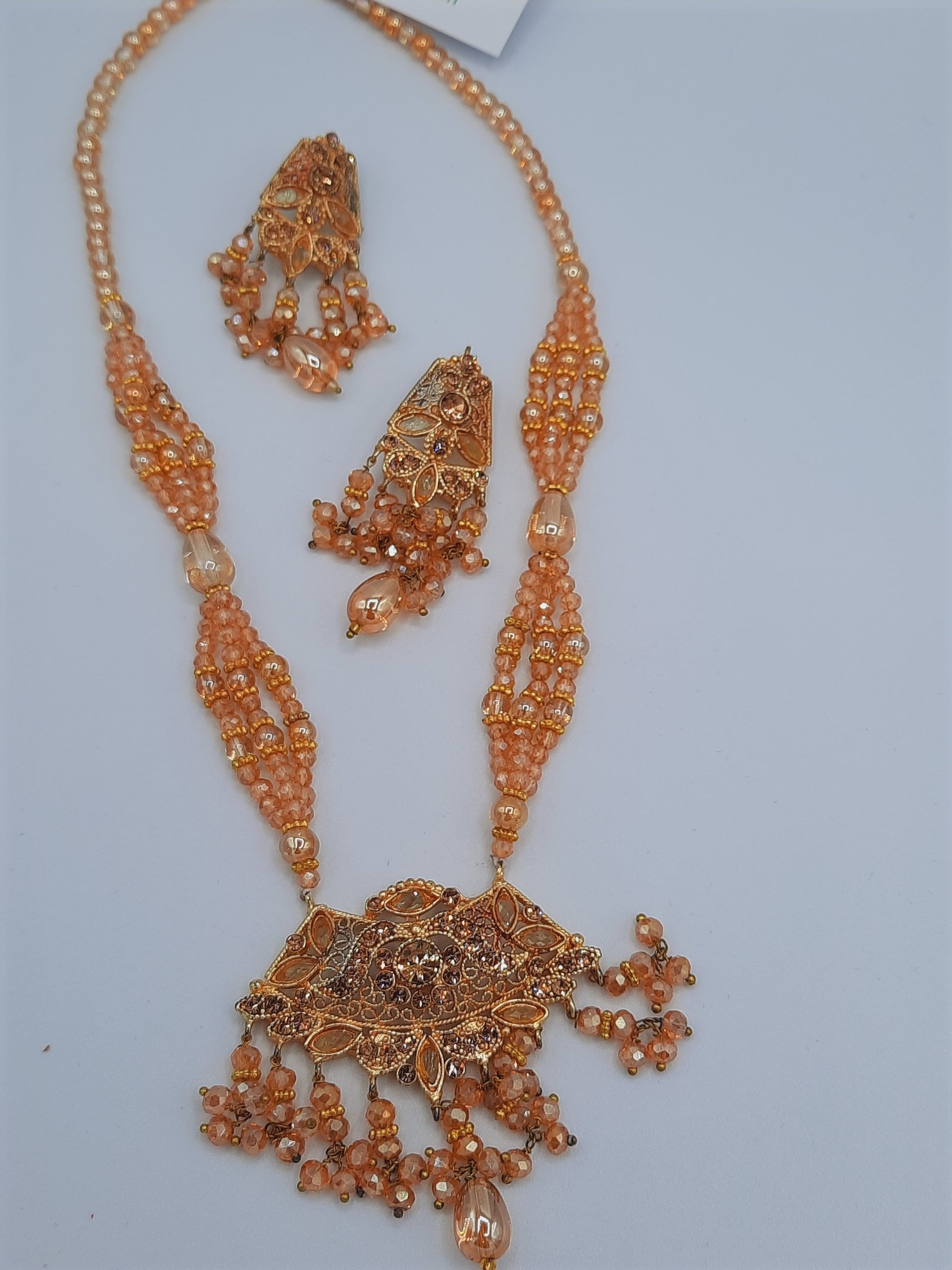 24k gold-plated imitation gold set with red and green combination looks like real gold ideal for gift - NATASHAHS