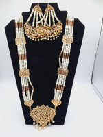 Rajwadi style long necklace maala