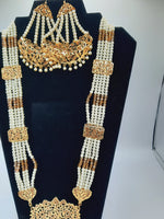 Rajwadi style long necklace maala