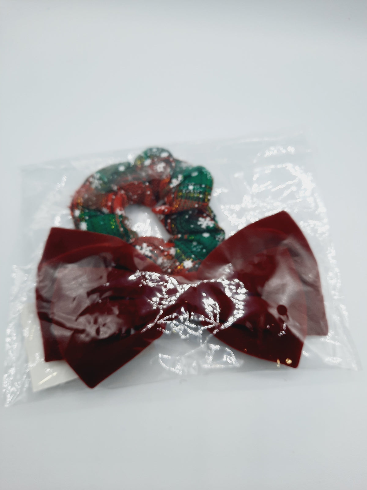 1pc Hair Clip & 1pc Scrunchies Set Hair Accessory Set