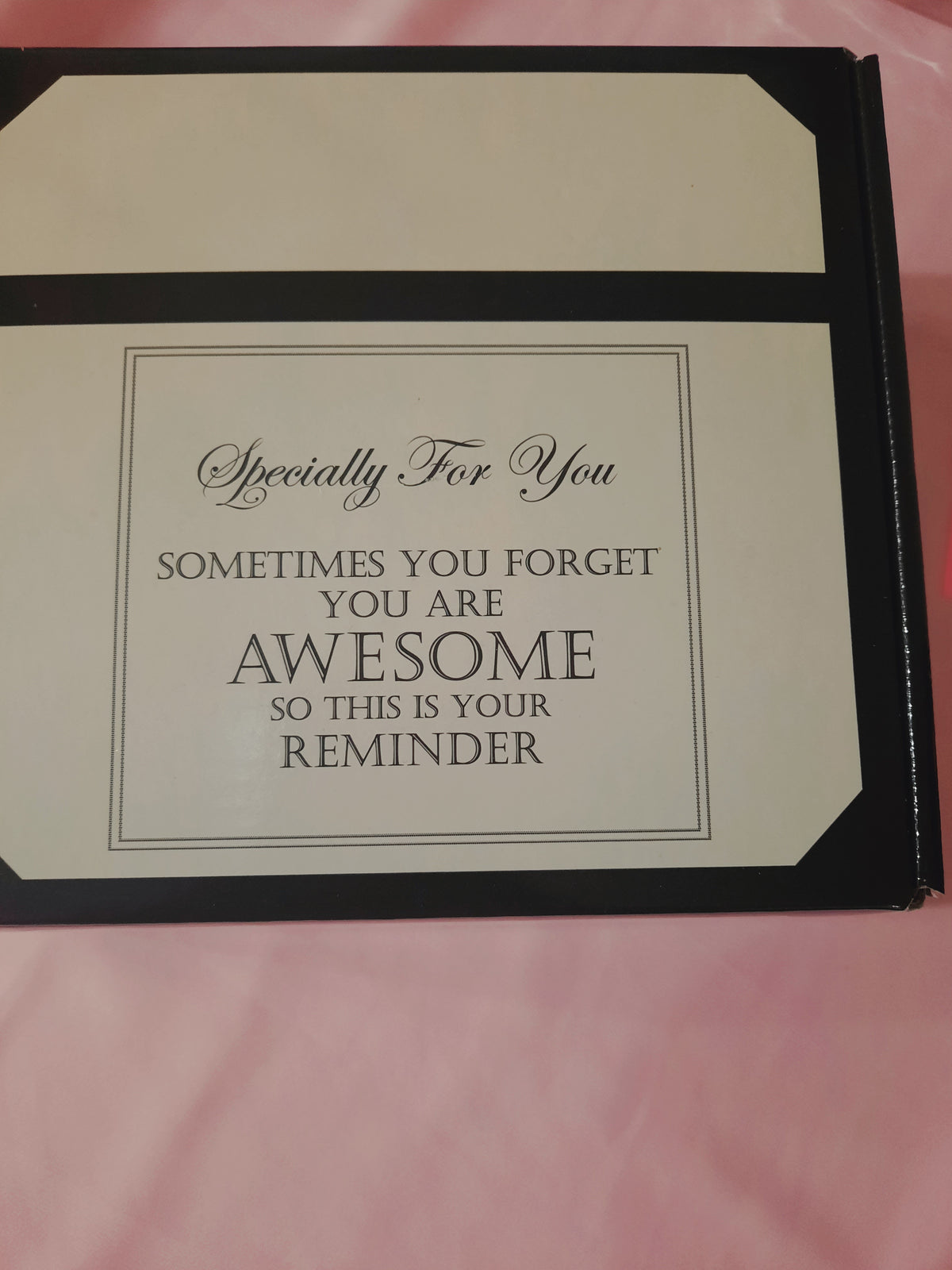 Bath set as a gift set with printed box dedicated to awesome person