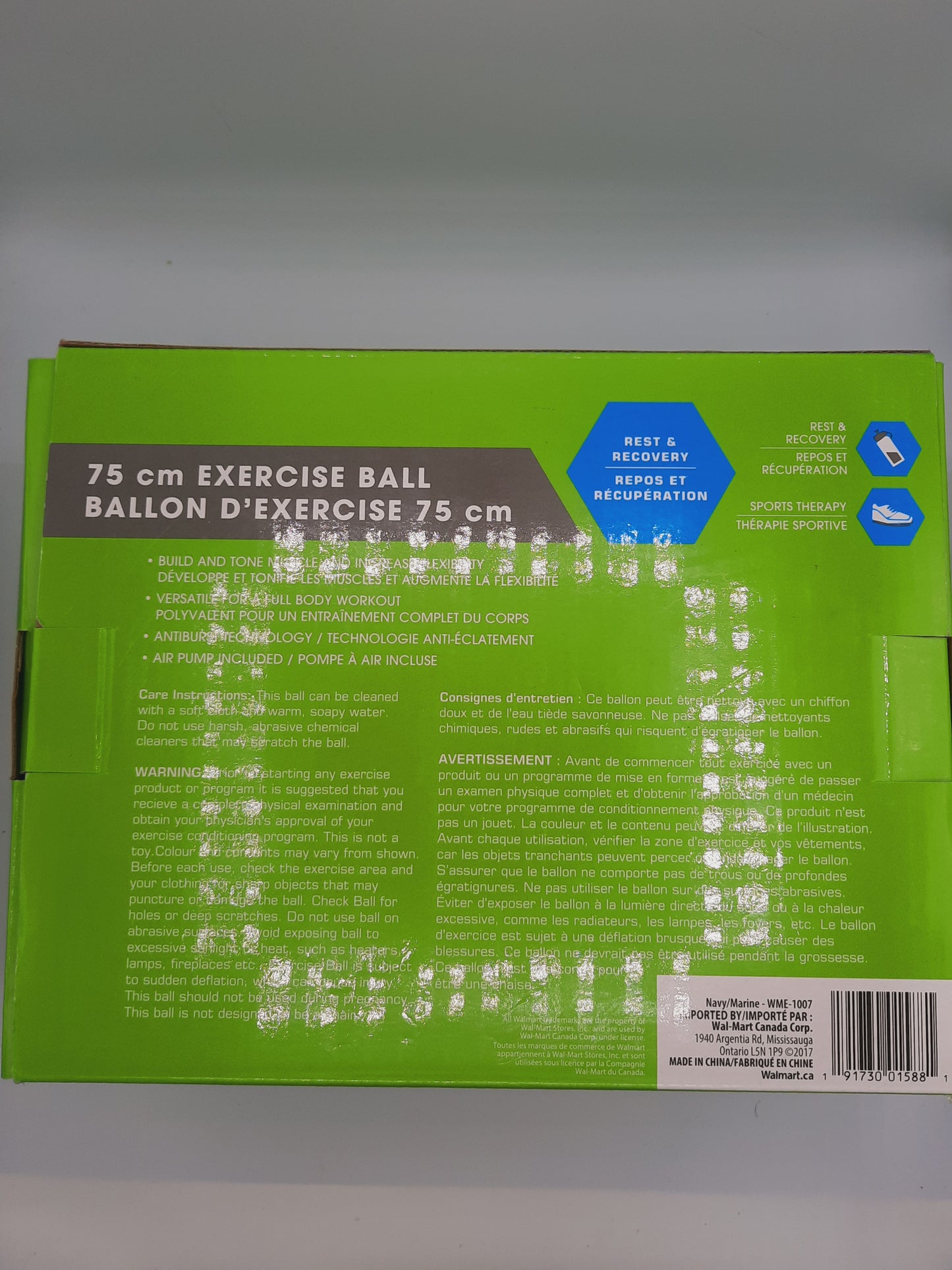 Exercise Ball and Yoga Ball ，for Workout Balance and Core Strength and Stability Ball
