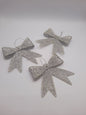metal bows in golden and silver combo