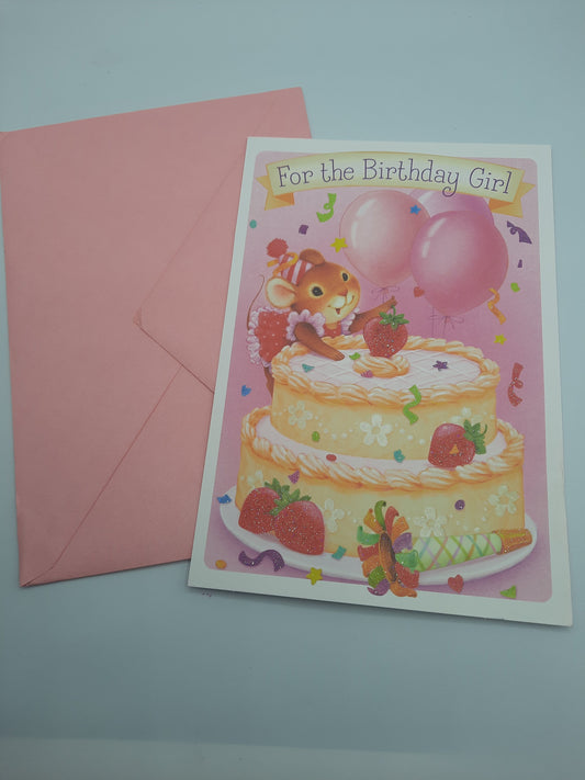 Greeting card For the Birthday Girl