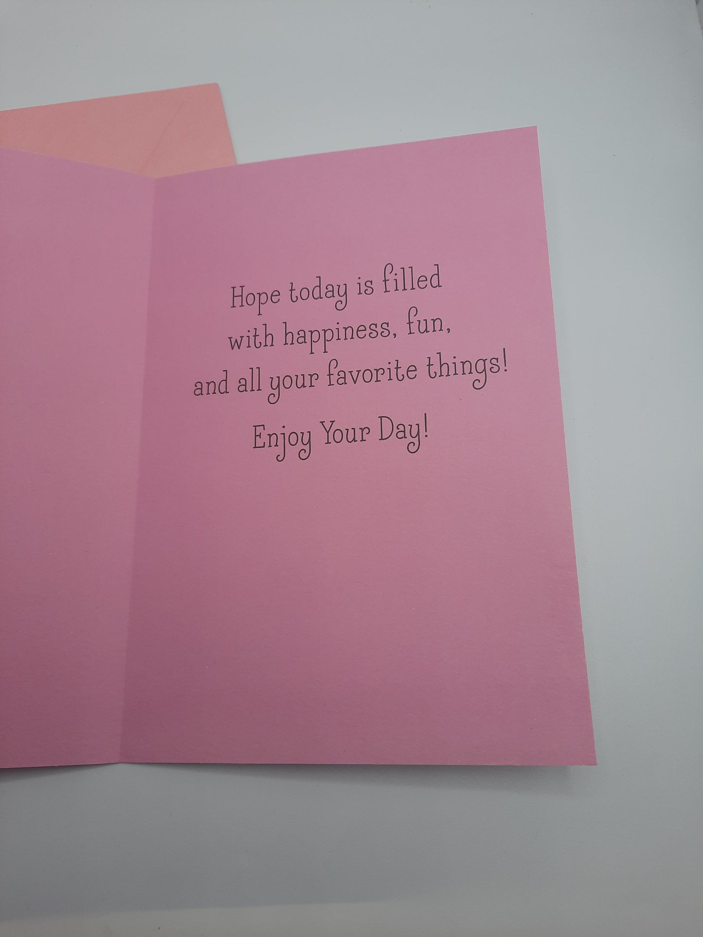 Greeting card For the Birthday Girl