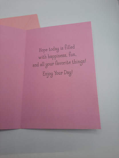 Greeting card For the Birthday Girl