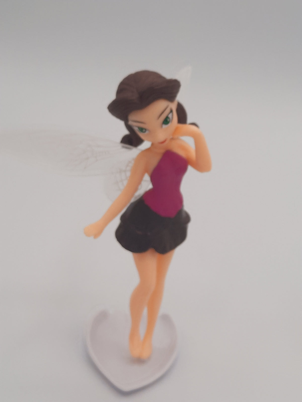 Miniature Tinker Bell, Vidia & Silverimist water fairy figurines for use as cake toppers
