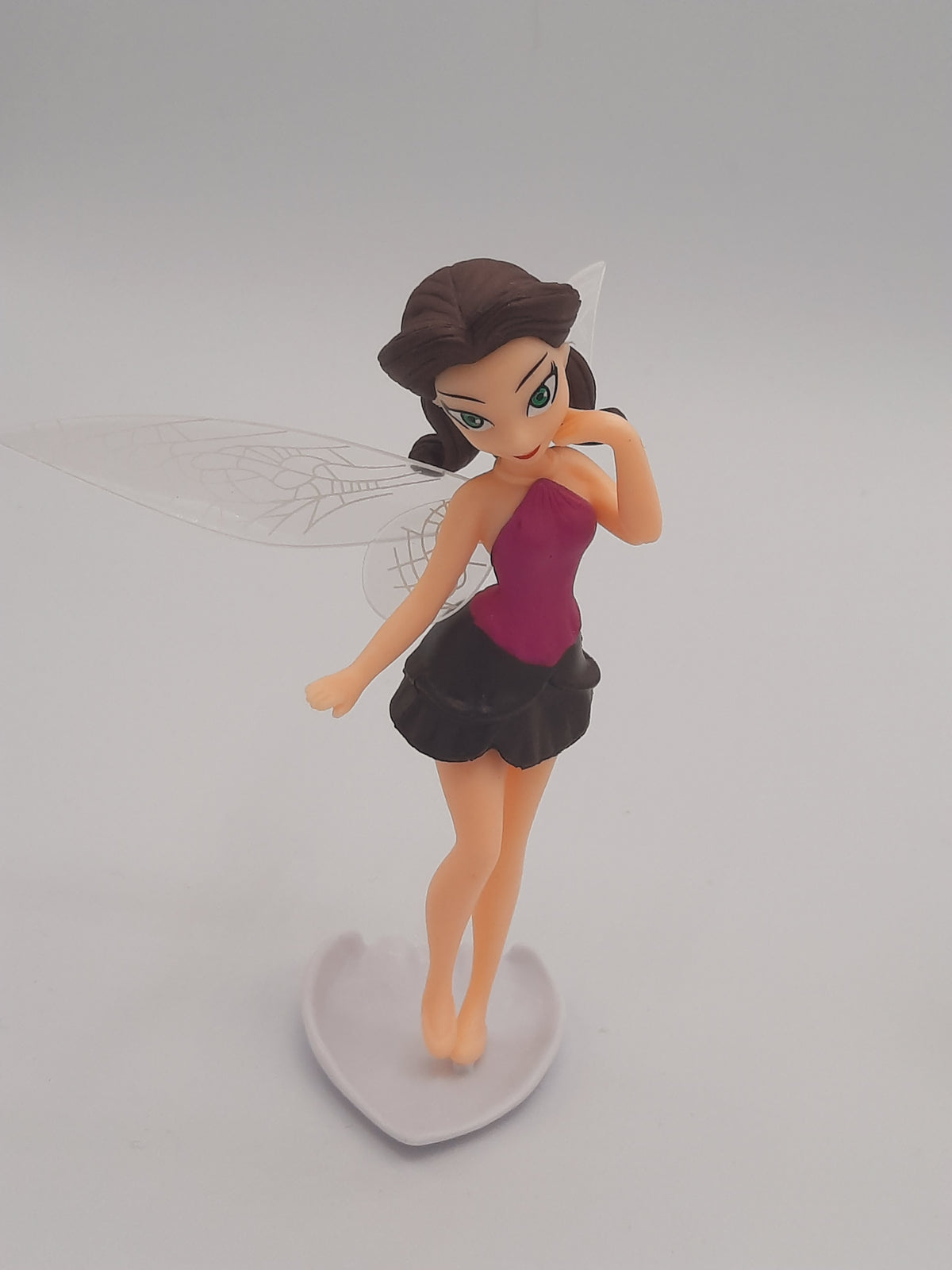 Miniature Tinker Bell, Vidia & Silverimist water fairy figurines for use as cake toppers
