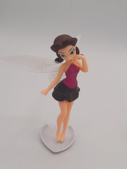 Miniature Tinker Bell, Vidia & Silverimist water fairy figurines for use as cake toppers