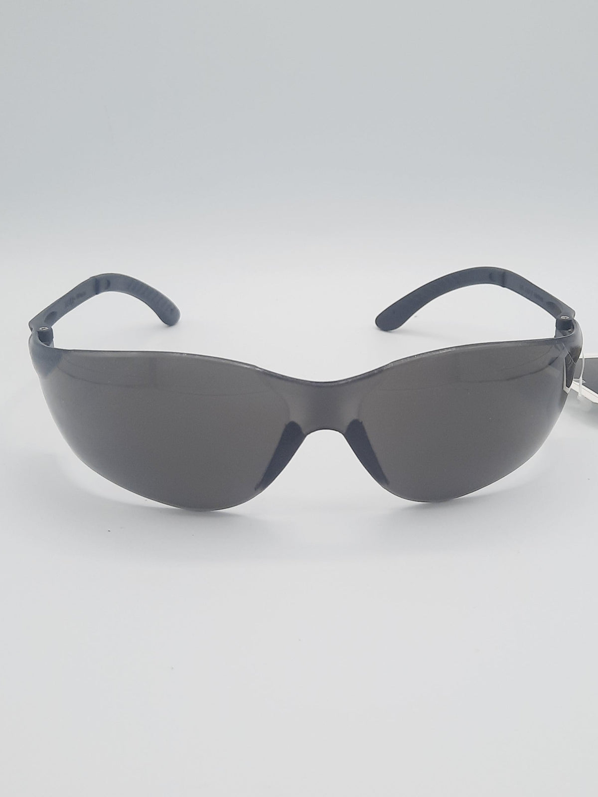 Sports curved dark gray/black wraparound sunglasses with dark grey frame and dark grey lenses