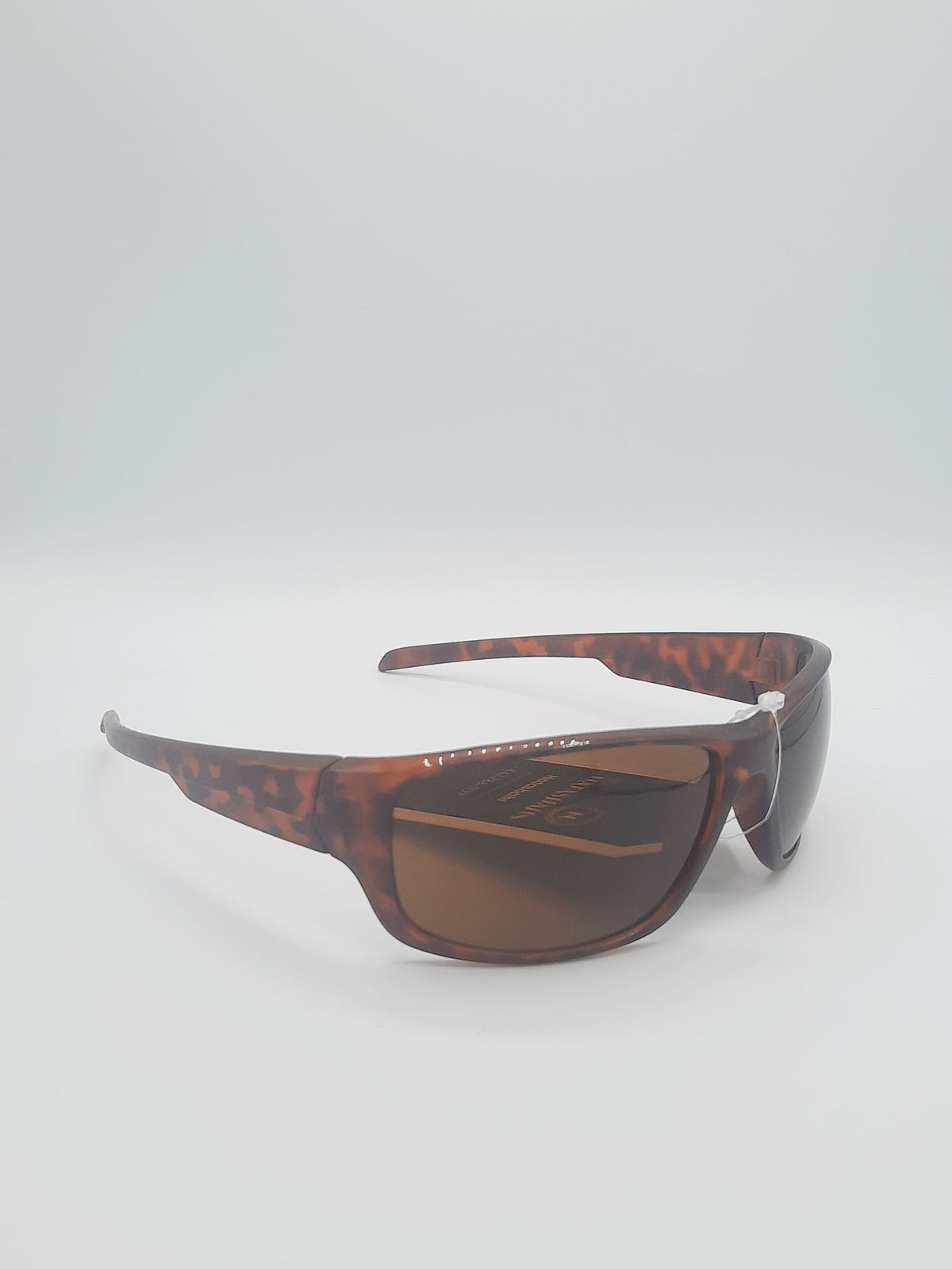 Brown lenses UV protection with cheetah print frame