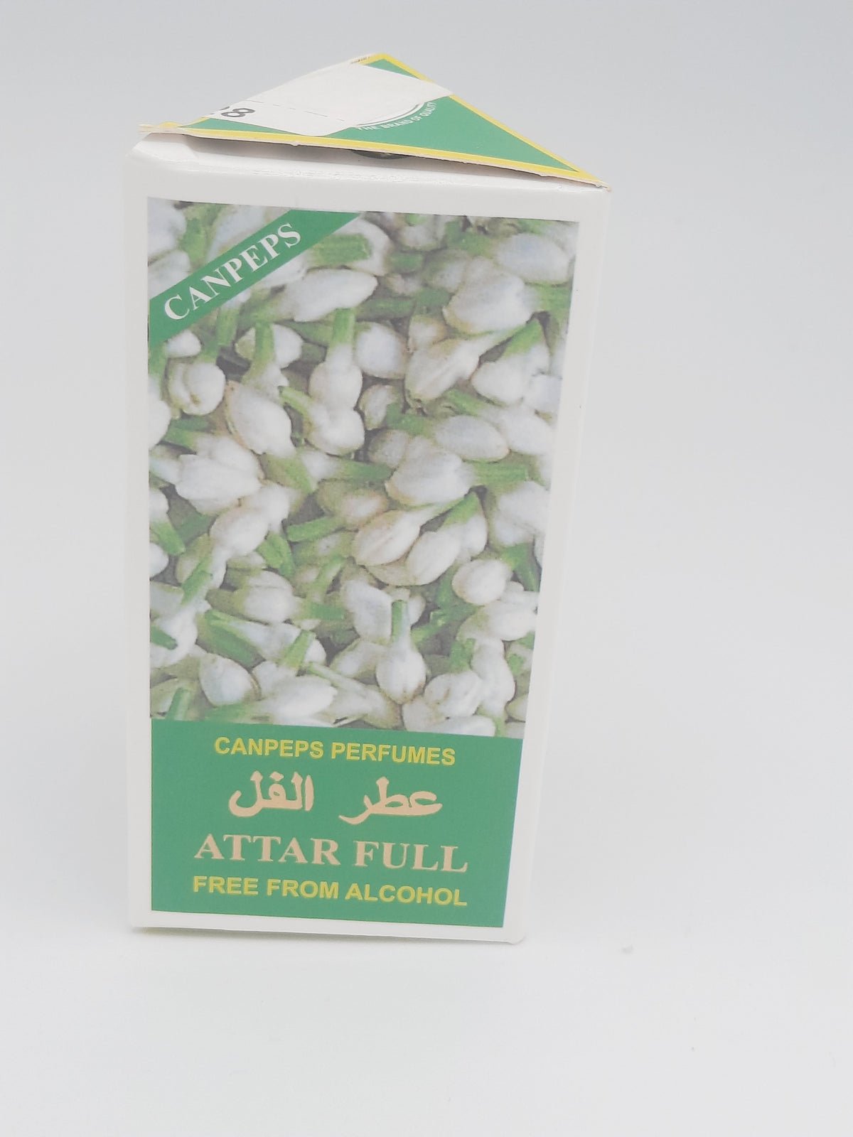 Al-Canpeps Attar Full (Jasmine) Concentrated Perfume Oil is a traditional Arabian-style pocket fragrance. Formulated using plant-derived essential oils, it captures a highly vibrant and sweet floral profile centered on fresh jasmine blossoms