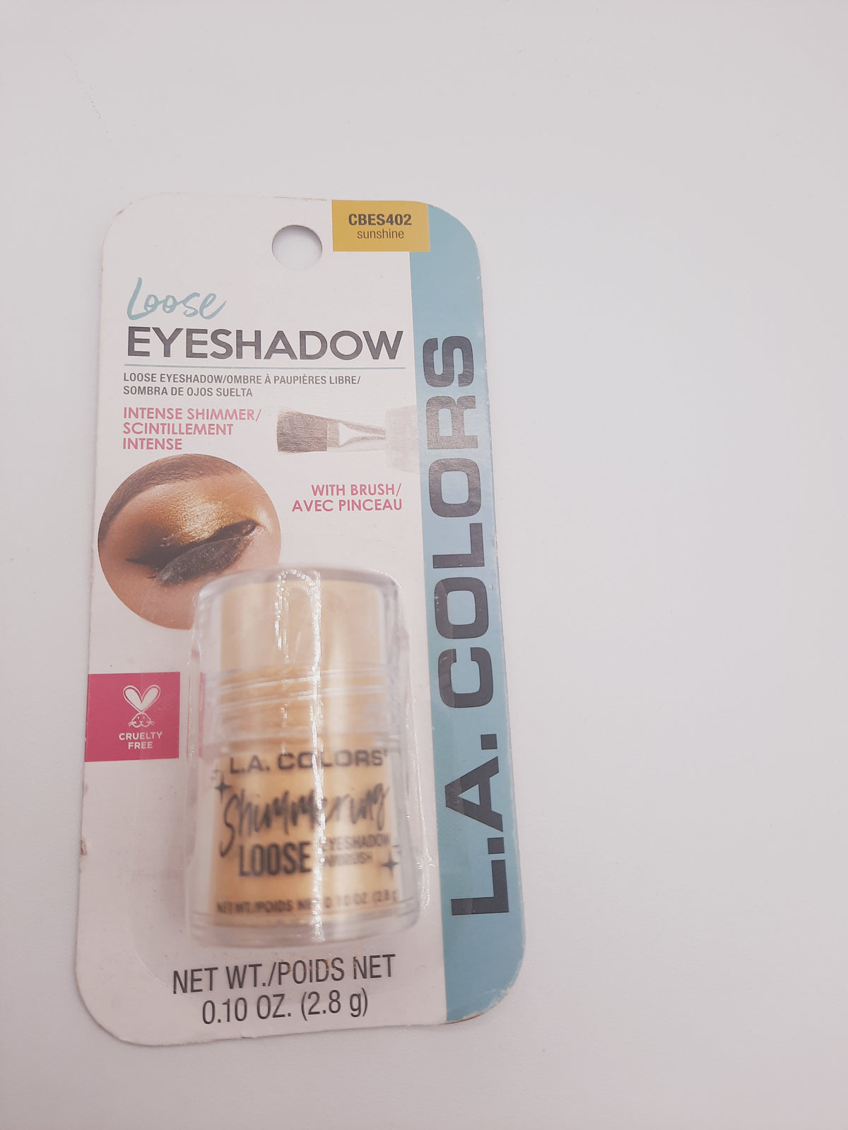 L.A. Colors Shimmering Loose Eyeshadow in the shade Sunshine