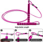 PACETAP Jump Rope, Adjustable Steel Wire Skipping Rope, Workout for Double Unders, Cross Fitness, Boxing, Exercise, Professional Speed Rope with Swivel Ball Bearing for Men & Women