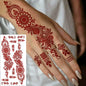 Henna stencils Tattoo For Hand Fingers Festival Wedding Party Body Art