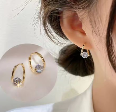 Lymph Earrings Lymphvity Germanium Ear Ornament Magnetherapy Weight Loss Earrings Lymphatic Earrings Gift for Girlfriend Wife - NATASHAHS