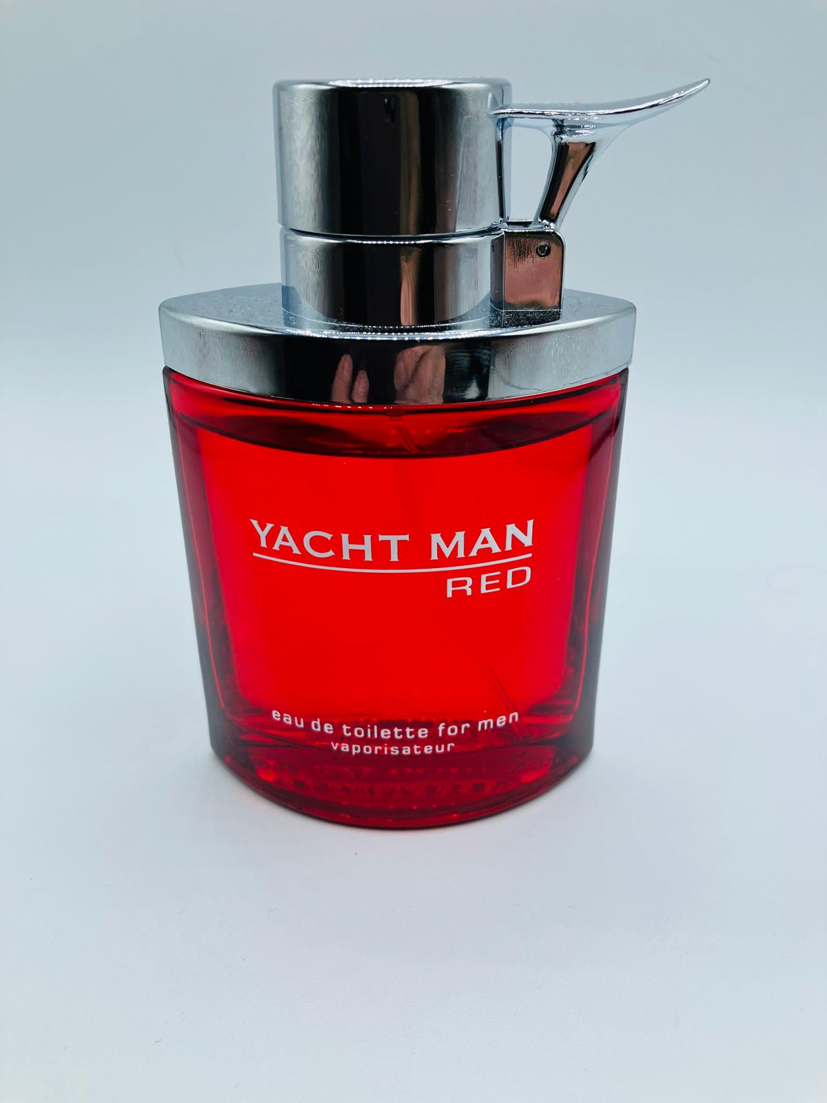 Yacht Man Red Eau De Toilette Spray 100 ml for Men (without box)