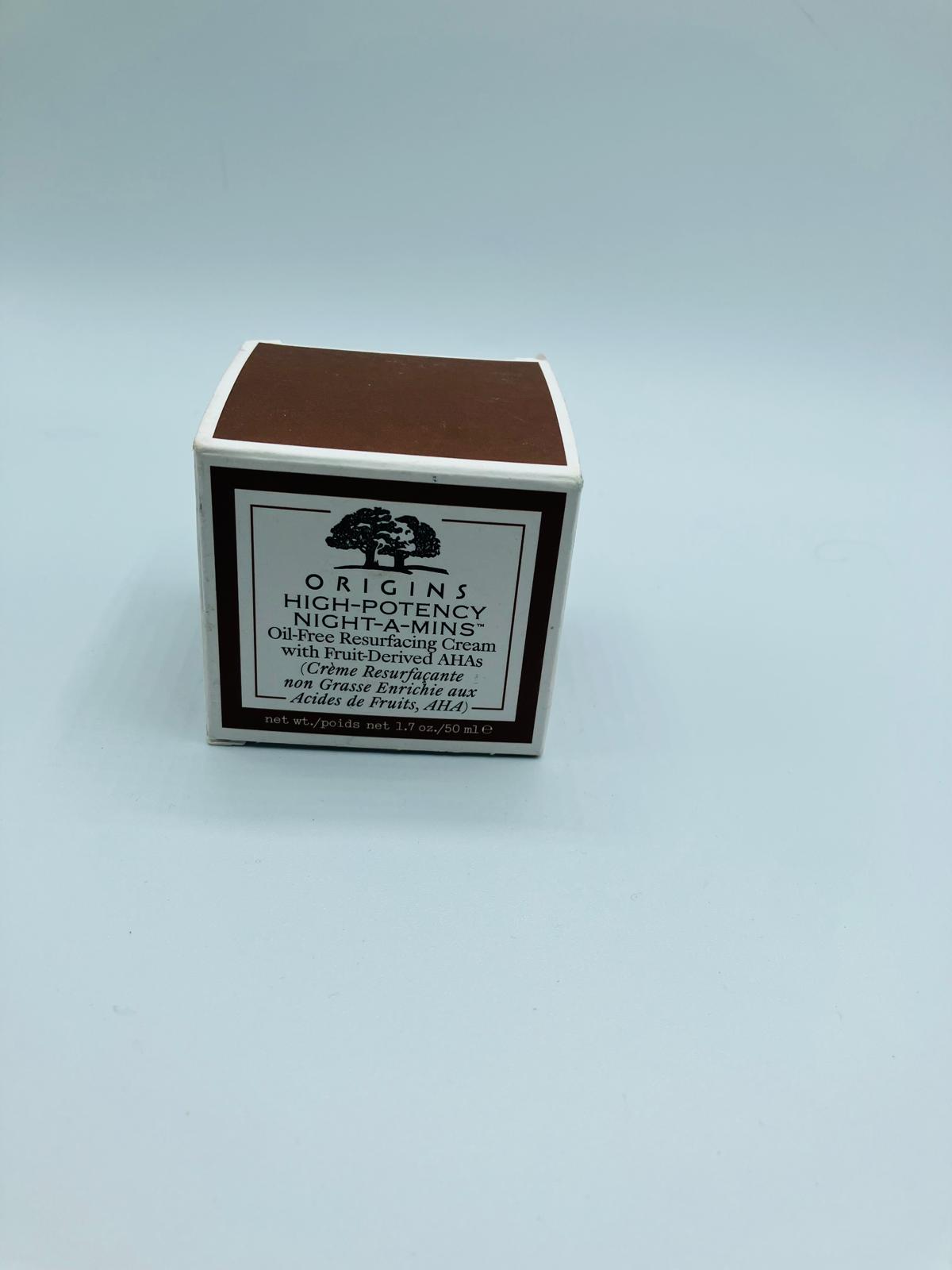 Origins High-Potency Night-A-Mins Oil-Free Resurfacing Cream with Fruit-Derived AHAs (50 ml / 1.7 oz.)