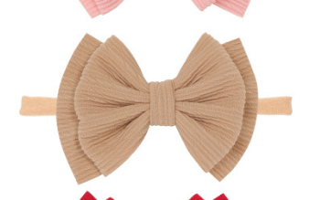 Baby Girl Headband Infant Hair Accessories Bowknot Band Big Bowknot Newborn Headwear Tiara Headwrap Gift Toddlers Bandage Ribbon