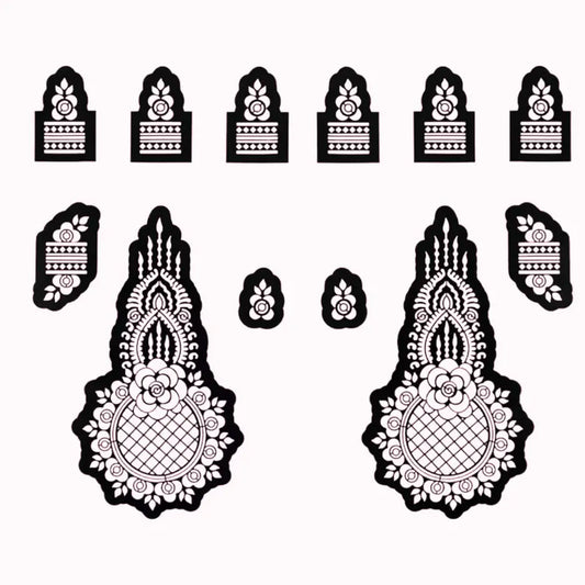 Henna stencils , Stencil for Henna , Mehndi Stencils , Henna tattoo stencils , Mandela henna design