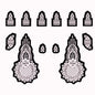 Henna stencils , Stencil for Henna , Mehndi Stencils , Henna tattoo stencils , Mandela henna design