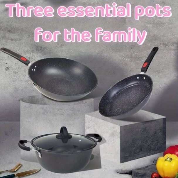 Return of the King cast iron 3 pcs cookware - NATASHAHS
