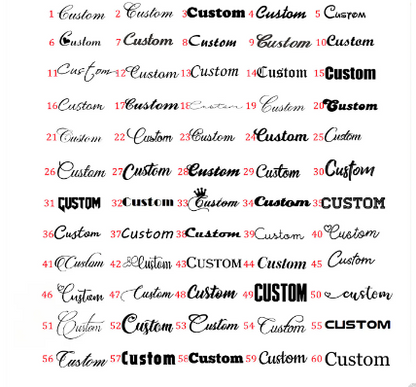 Personalized Flower Name Necklaces For Women Girl Favorite Jewelry Custom Musical Note Heart Nameplate Beauty Necklace - NATASHAHS