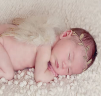 Newborn Photography Props White Angel Wing Baby Photos Props Feather Wing Girls Hair Kids Baby Photography Hair Accessories