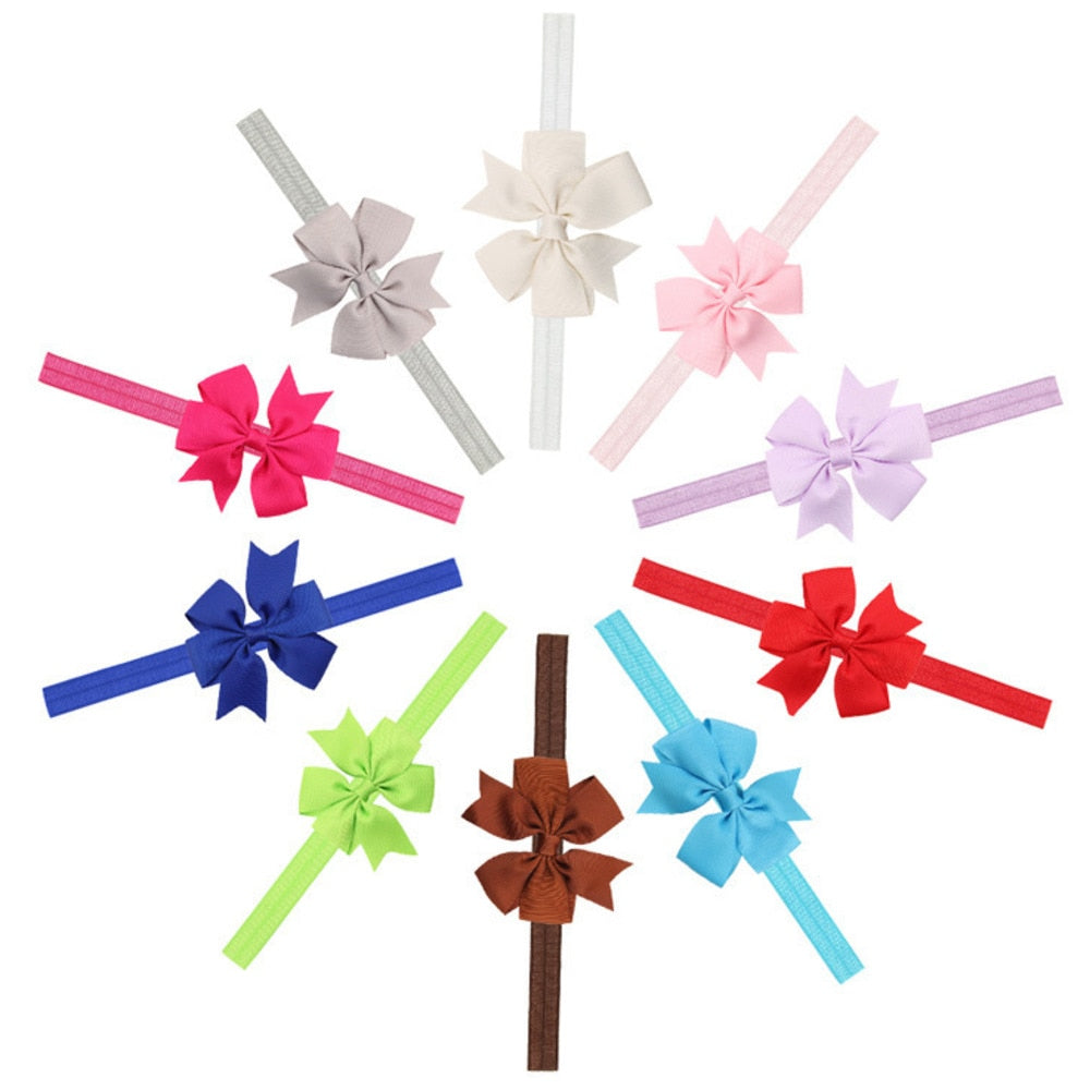 1 Pcs Soft Hair Bandage Tie Band Headband Bow Turban For Children Newborn Kids Headwear Baby Girl Accessories Bowknot Cute Gifts - NATASHAHS