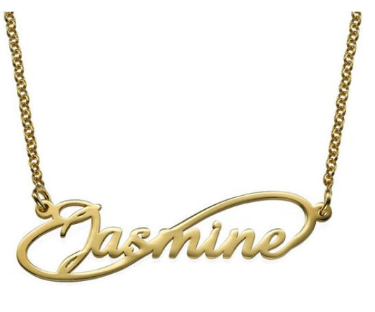 INFINITY STYLE NAME NECKLACE - NATASHAHS