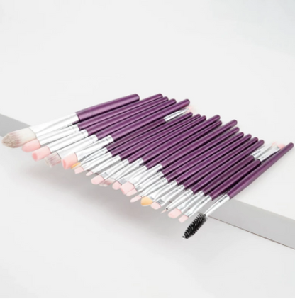20 PCS Makeup Brushes Eyeshadow Rouge Lipstick Liquid Foundation Mascara Brushes Cosmetic Beauty Tools Maquiagem Brush Kits - NATASHAHS