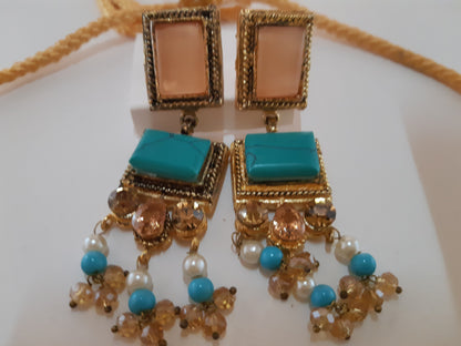 Natashah's Necklace set in Guluband style - NATASHAHS