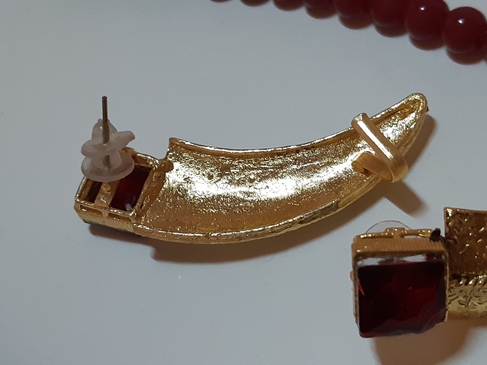 Egyptian Style polkie studded necklace set - NATASHAHS